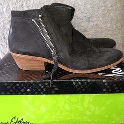 Sam Edelman Black Suede Boots