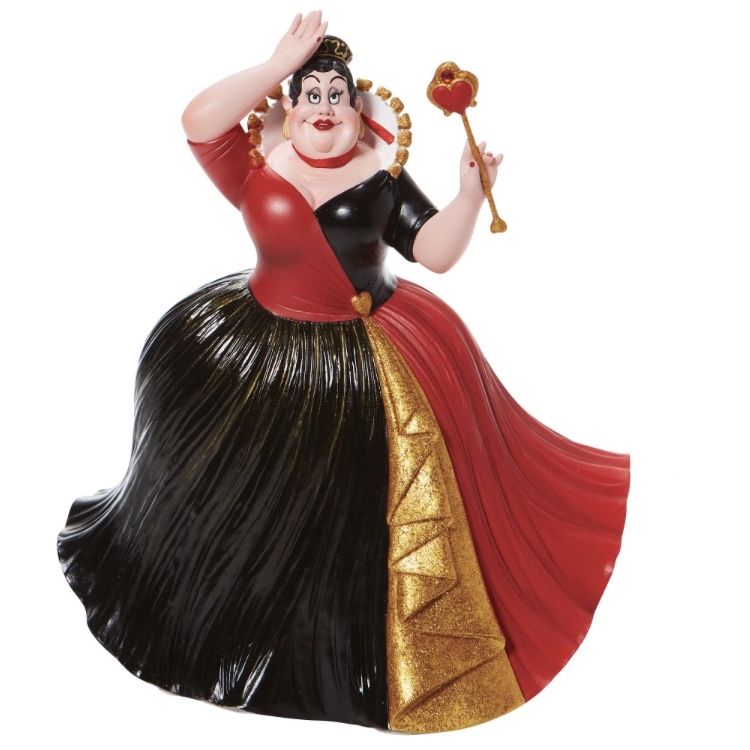 NEW Disney Alice in Wonderland Queen of Hearts Couture de Force Villain Figurine. NIB