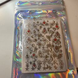 7 sheets nail art stickers