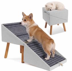 Pet ramp ottoman chair