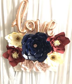 Giant Paper Flowers