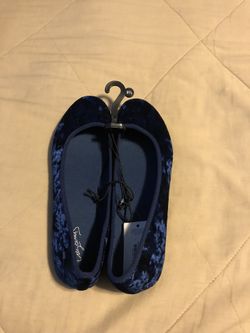 Blue Velvet shoes