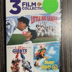 3 Film Collection DVD - Little Big League, Little Giants, Surf Ninjas
