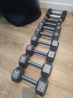106lbs Set of Workout Dumbbells