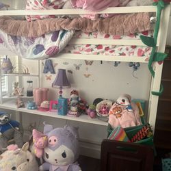 Bunk Bed With Desk And Toys