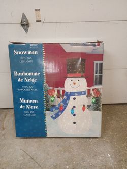 Free Christmas snowman