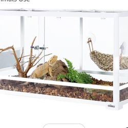 OIIBO 50 Gallon Reptile Terrarium,36" x 18" x 18" Knock Down Glass Reptile Tank, Sliding Door Terrariums Habitat for Reptiles Amphibians, Alternative 