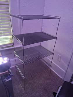 Metal shelving