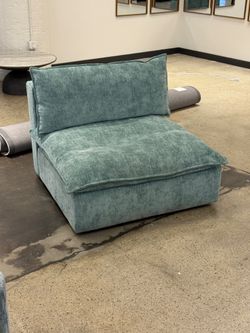 Joybird Haine Armless Chair (Crave Caribbean Twist)