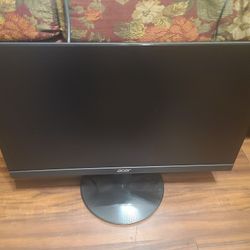 Monitor Acer 24" Ultrafino, Full HD, Pantalla Infinita,  HDMI y VGA 