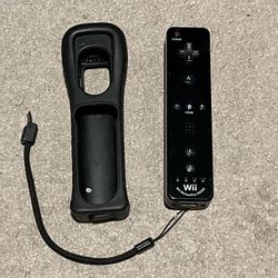 Nintendo Wii Remote Plus Controller Black Wireless MotionPlus for Wii/Wii U