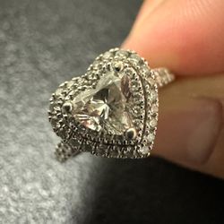 14k 1.5ct Heart Shaped Diamond Ring 💍 