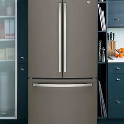 Slate Grey GE Refrigerator Low profile Non-Fingerprint