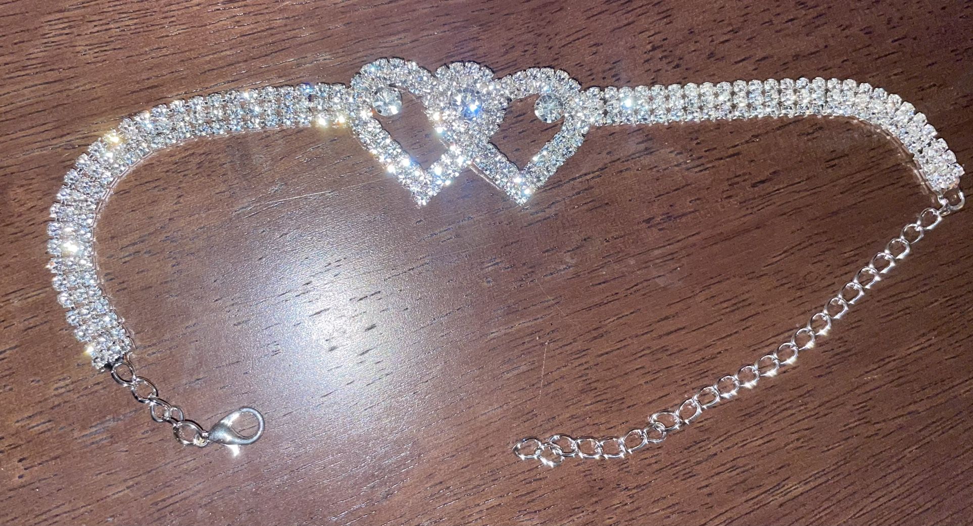 Two Hearts Anklet Or Bracelet