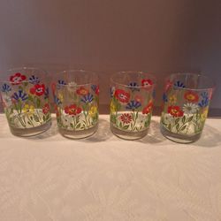 SET OF LOWBALL VINTAGE GEORGES BRIARD TUMBLERS
