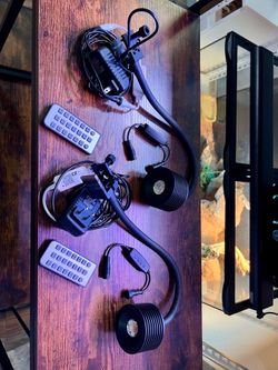 Two Lominie A20 16W aquarium lights with WiFi adaptor
