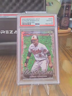 2023 Bowman's Best Bowman Masterpieces Gunnar Henderson PSA 10 GEM MT Rookie RC