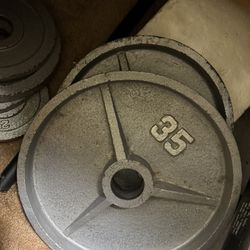 Olympic Weight Plates All For 150 Obo