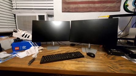 (2)  Dell S Series S2419HM 24" Ultrathin Monitor