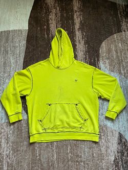 True Religion neon green hoodie