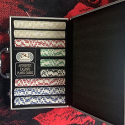 Real Casino Cards And Chip Set