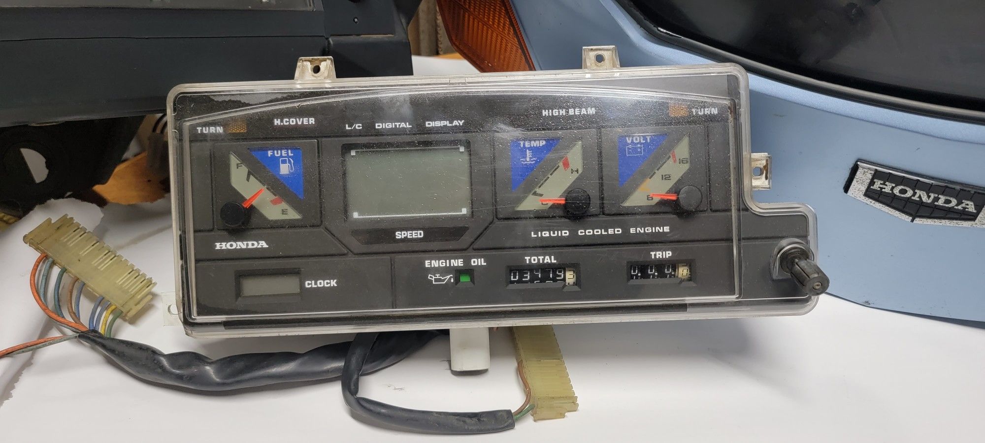 Vintage HONDA Scooter Digital Speedometer Cluster/ Dash Panel