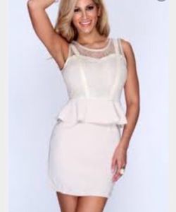 Beige dress medium