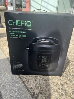 CHEF iQ Black 6 Qt Multi-Functional WIFI Smart Pressure Cooker