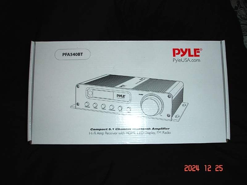 Pyle Bluetooth 100 Watt Home Audio Amplifier With FM Radio 📻