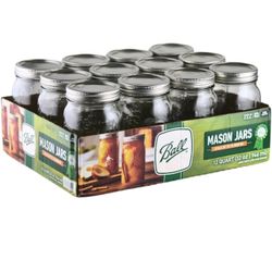 12pk 32oz mason jar 