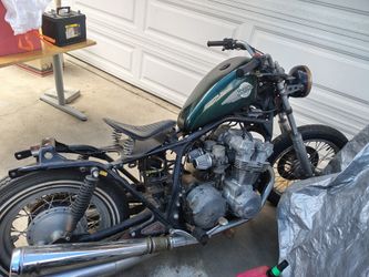 Chopper style motorcycle