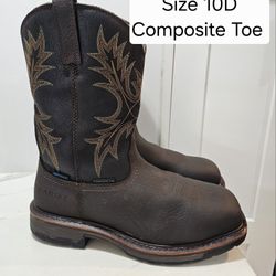 Ariat Composite Toe Work Boots Size 10D