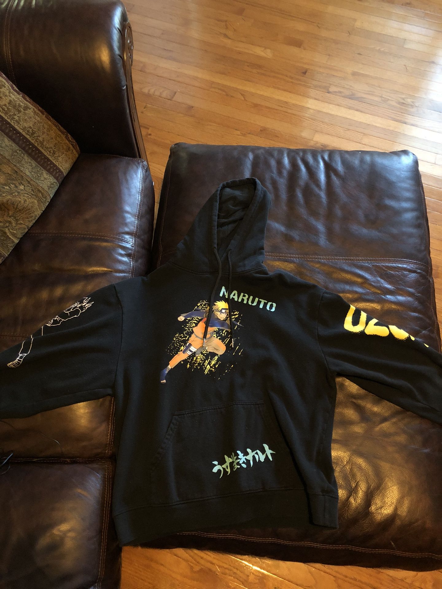 Naruto Hoodie Large Mens