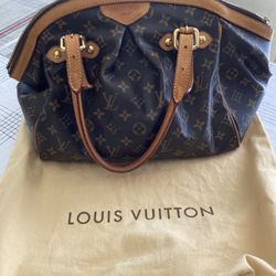 Louis Vuitton Monogram Tivoli GM Coated Canvas Vachetta Trim 