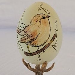 Hand painted Porcelain egg
