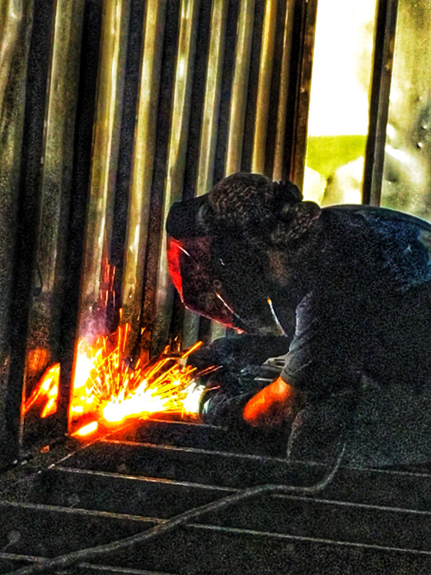On site welding