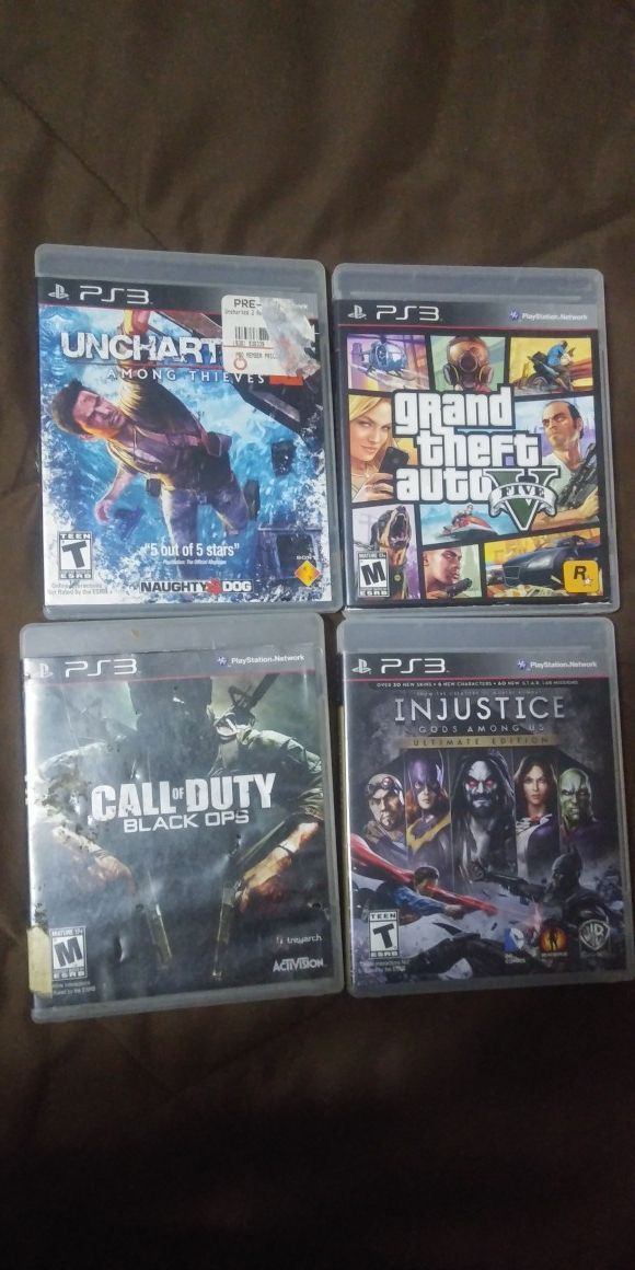 4 ps3 games