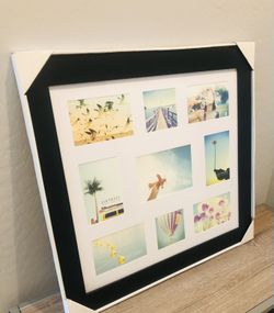 Large Wood Wall Picture Frame /Black. Measures 24”x24”