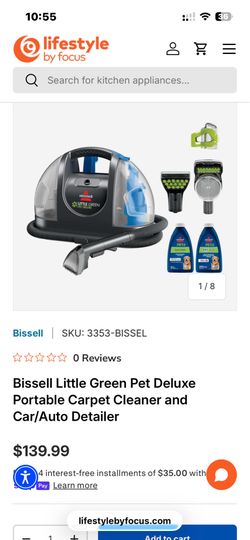 Carpet / furniture cleaner
