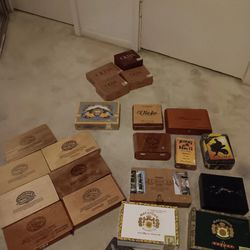 Empty Cigar Boxes