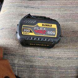 Dewalt Flex Volt 60v/20v Batteries 