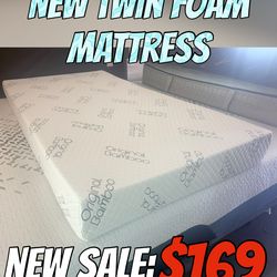 NEW TWIN FOAM MATTRESS