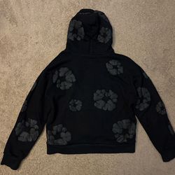 Denim Tears Mono Wreath Hoodie 'Black'