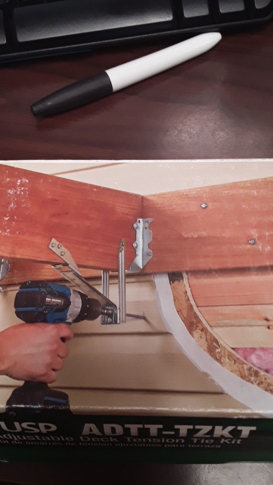 Adjustable Deck Tension Tie Kit