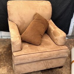 Suede Arm Chair 