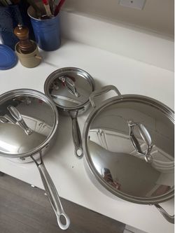 Goldilocks stainless steel pots and pan