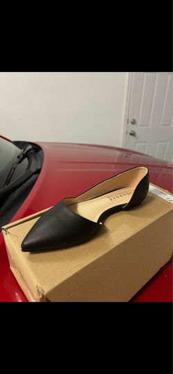 Cortini black womens shoe size 7.5 flat heel