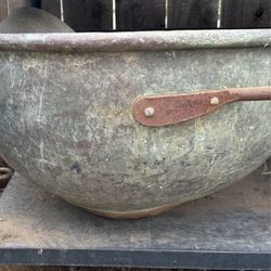 Copper mixing bowl kettle