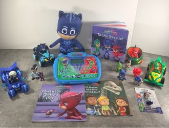 PJ Masks Toy Bundle – Figures, Vehicles, Books & More