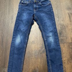 Girls Blue Zoe Skinny Jeans Size 7 By Lucky Brand #7